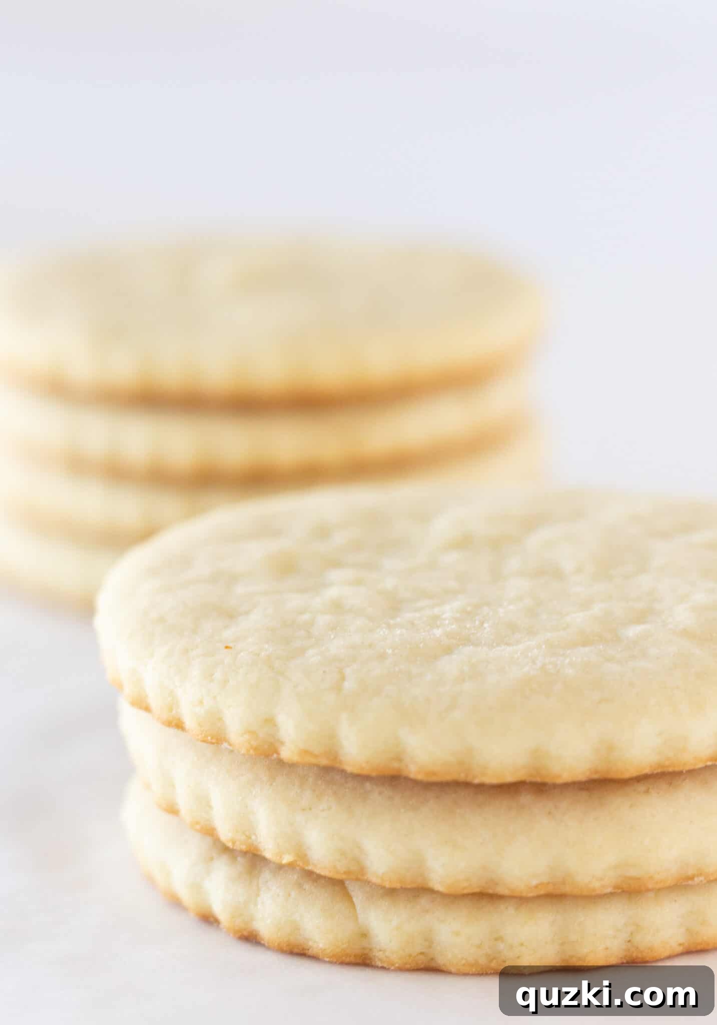 Effortless Cream Cheese Sugar Cookies 8 Easy Cream Cheese Sugar Cookies ready to serve to guests.