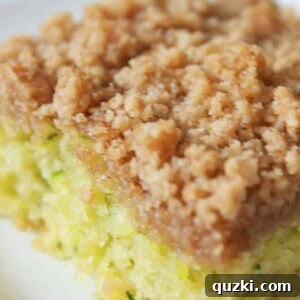 Easy Zucchini Crumb Cake Recipe