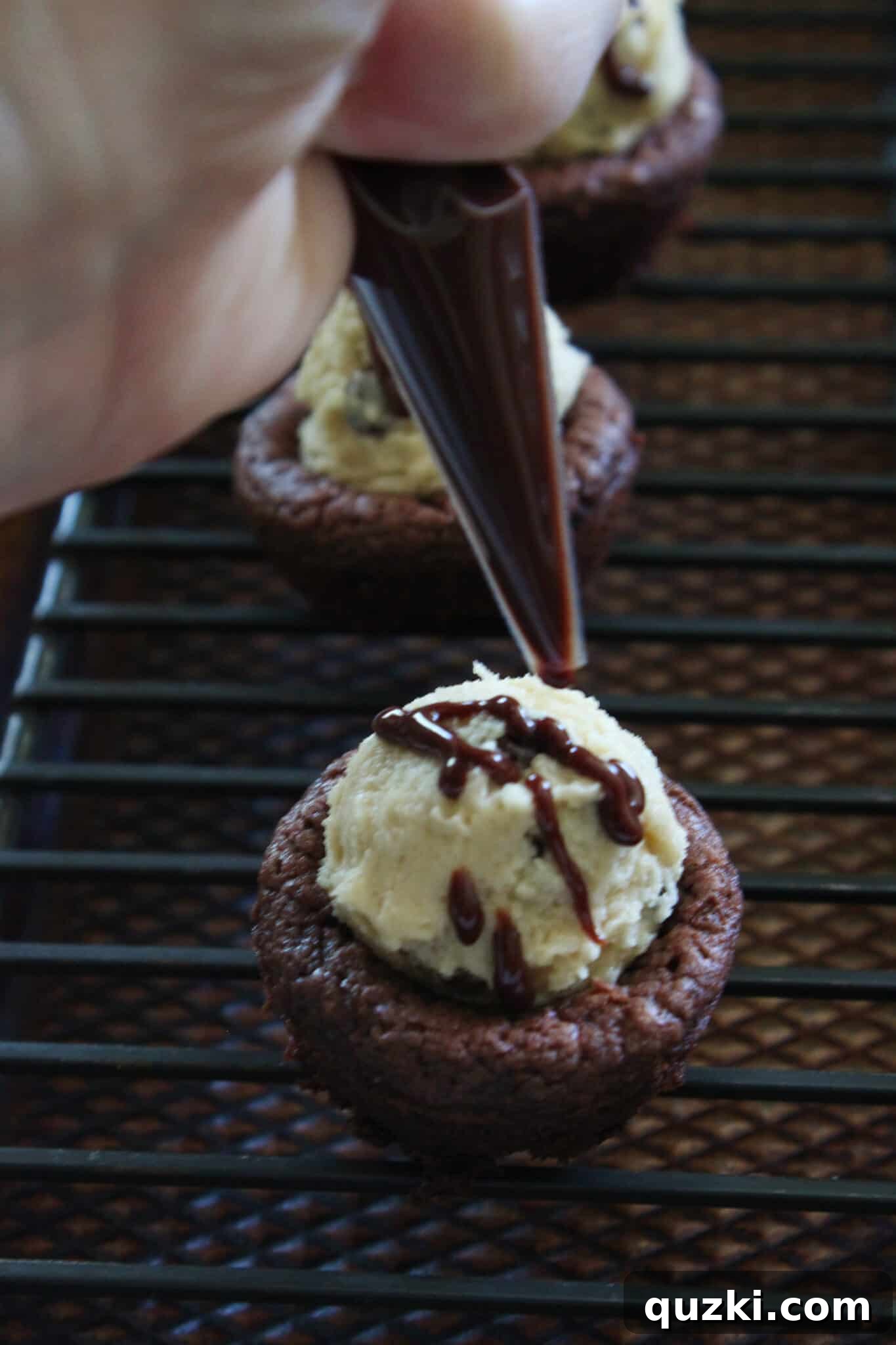 Easy Chocolate Chip Cookie Dough Bites featured by top US food blog, Practically Homemade