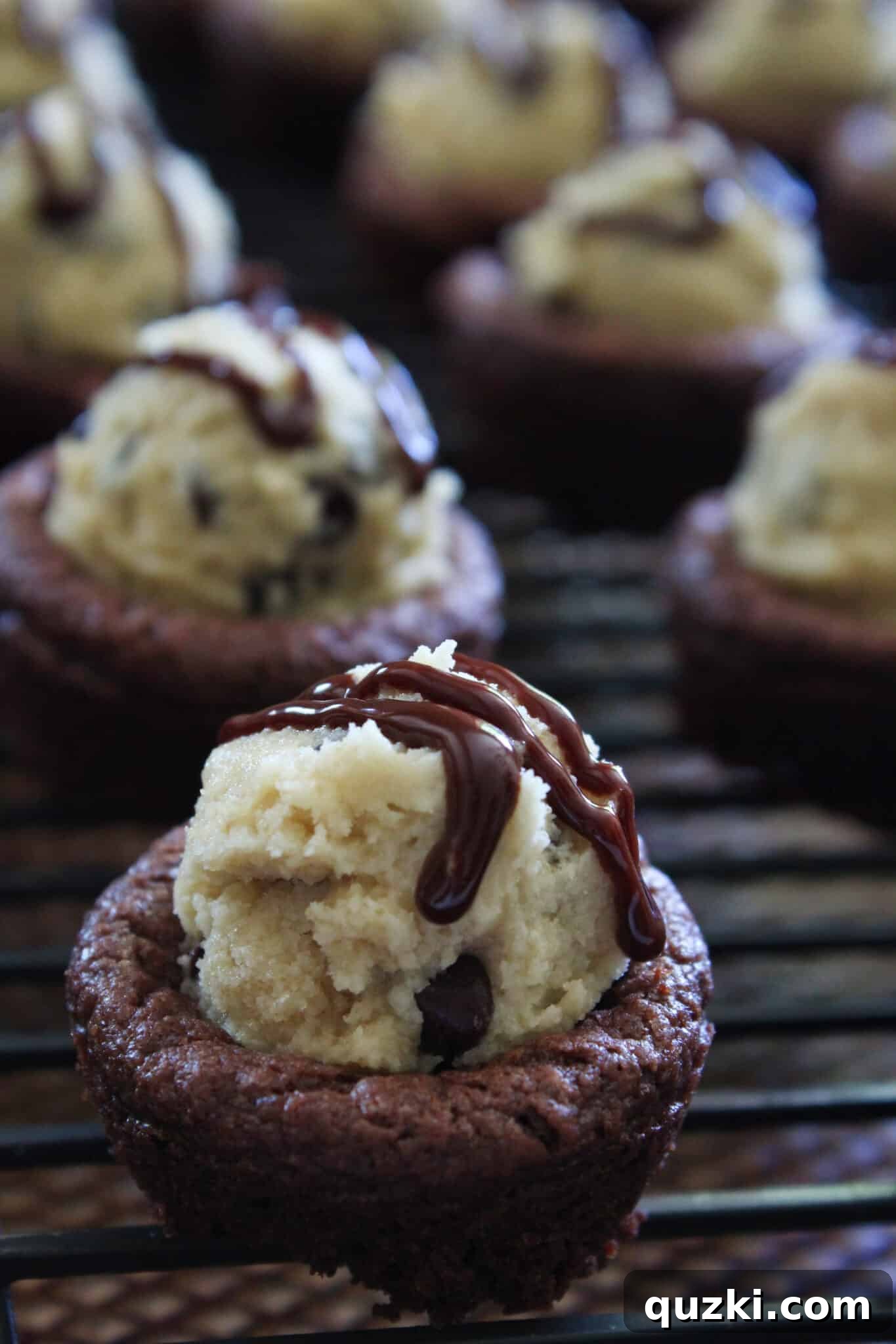Easy Chocolate Chip Cookie Dough Bites featured by top US food blog, Practically Homemade
