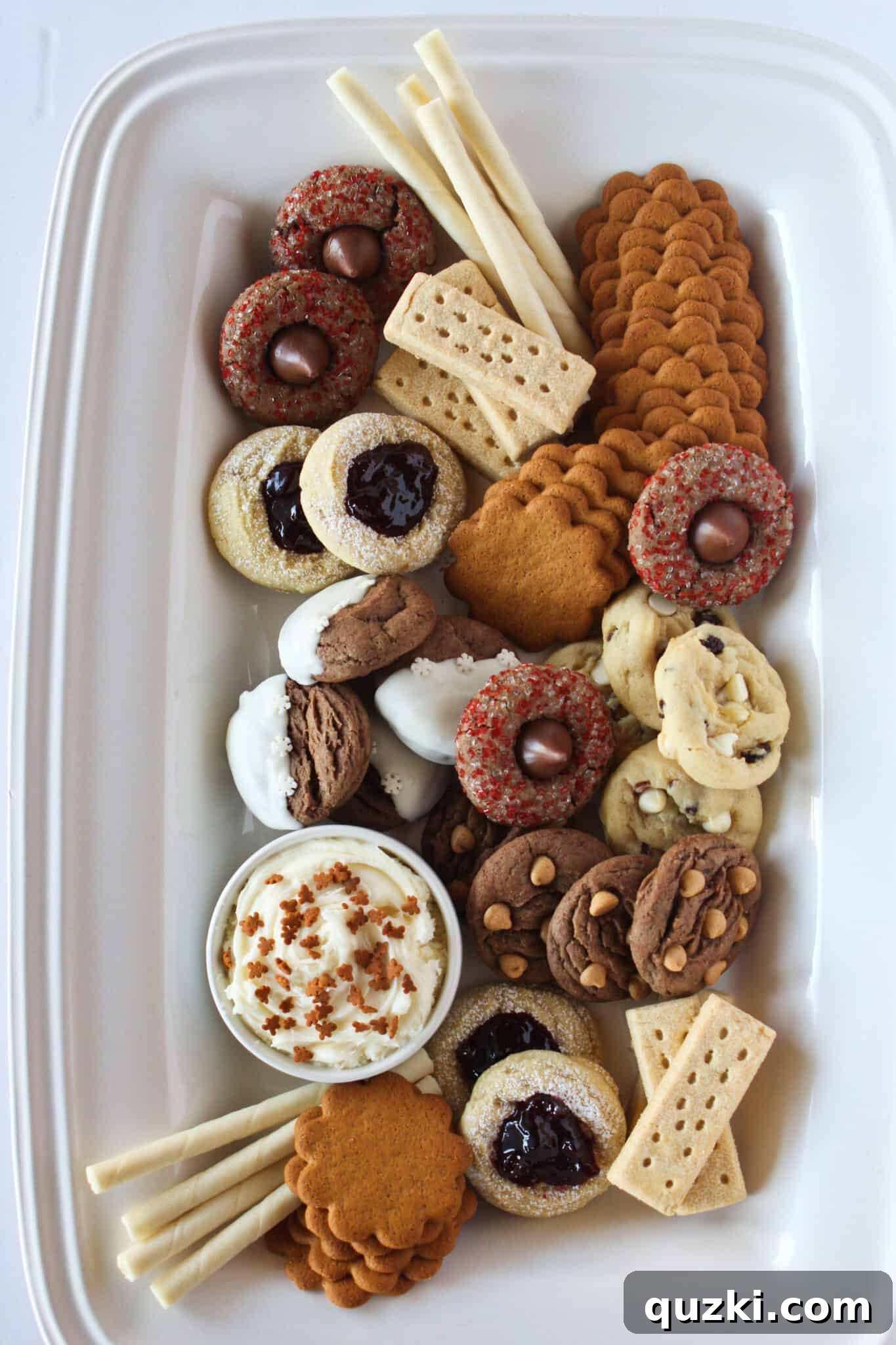 How to Make an Easy Holiday Cookie Tray tips featured by top US cookie blog, Practically Homemade