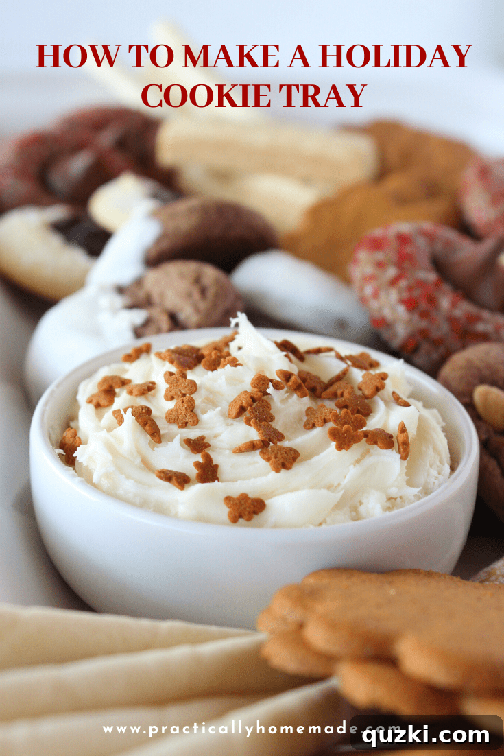 How to Make an Easy Holiday Cookie Tray tips featured by top US cookie blog, Practically Homemade