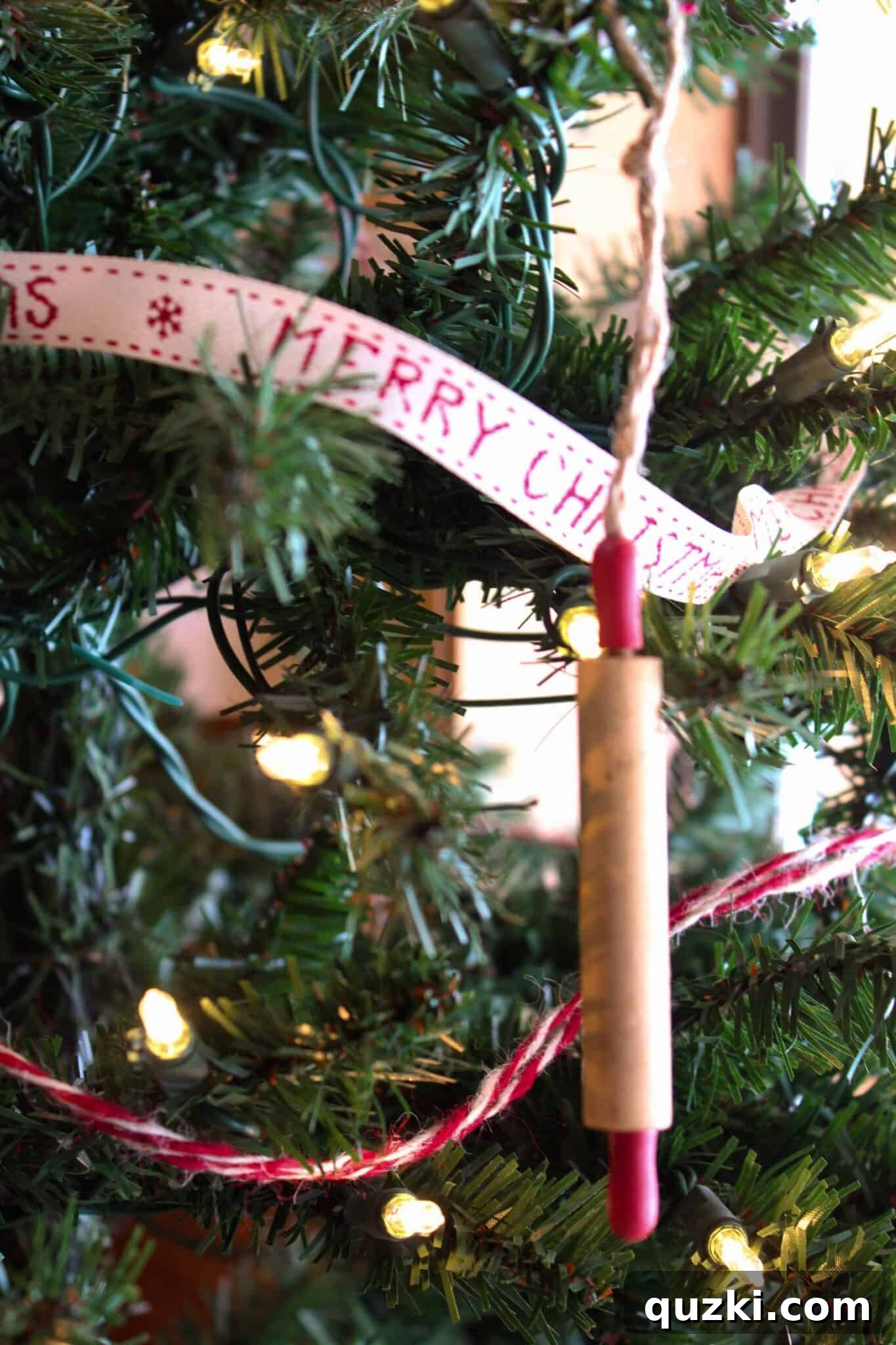 Tasteful Trees: Farmhouse Kitchen Christmas Charm 10 Rustic Farmhouse Christmas Tree Ideas for your Kitchen featured by top US food blog, Practically Homemade