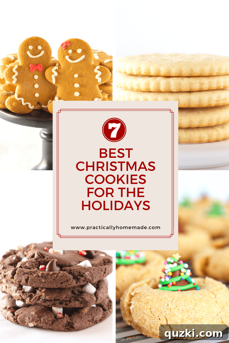 Best Christmas Cookies Recipes for the Holidays featured by top US cookie blog, Practically Homemade