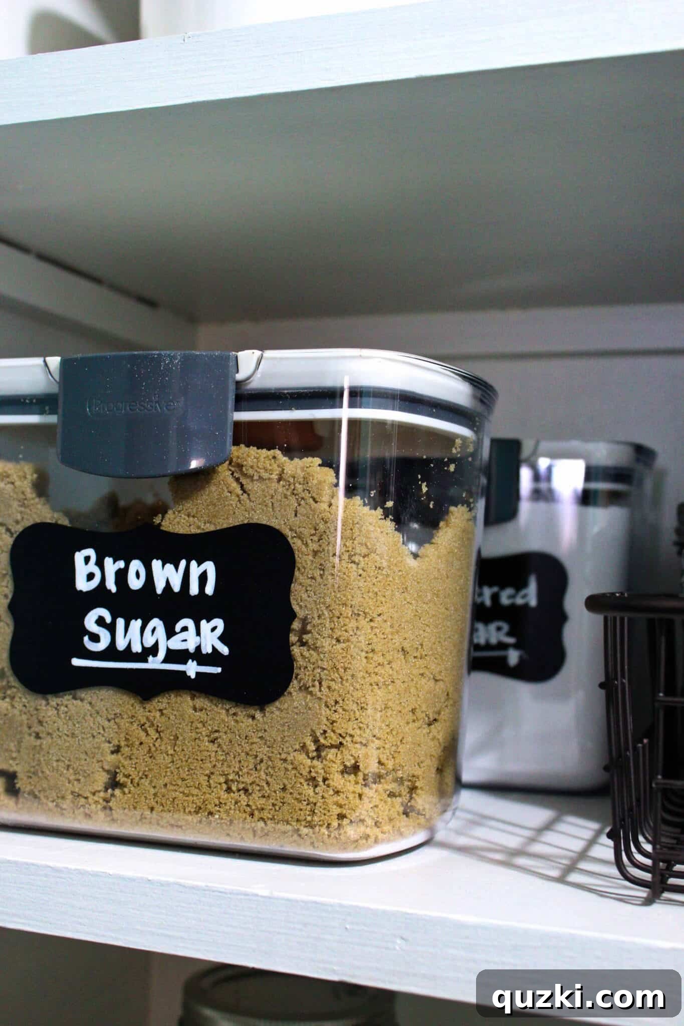 Pantry Organization Game-Changers 14 Airtight food storage containers specifically designed for brown sugar and powdered sugar, with their unique features.