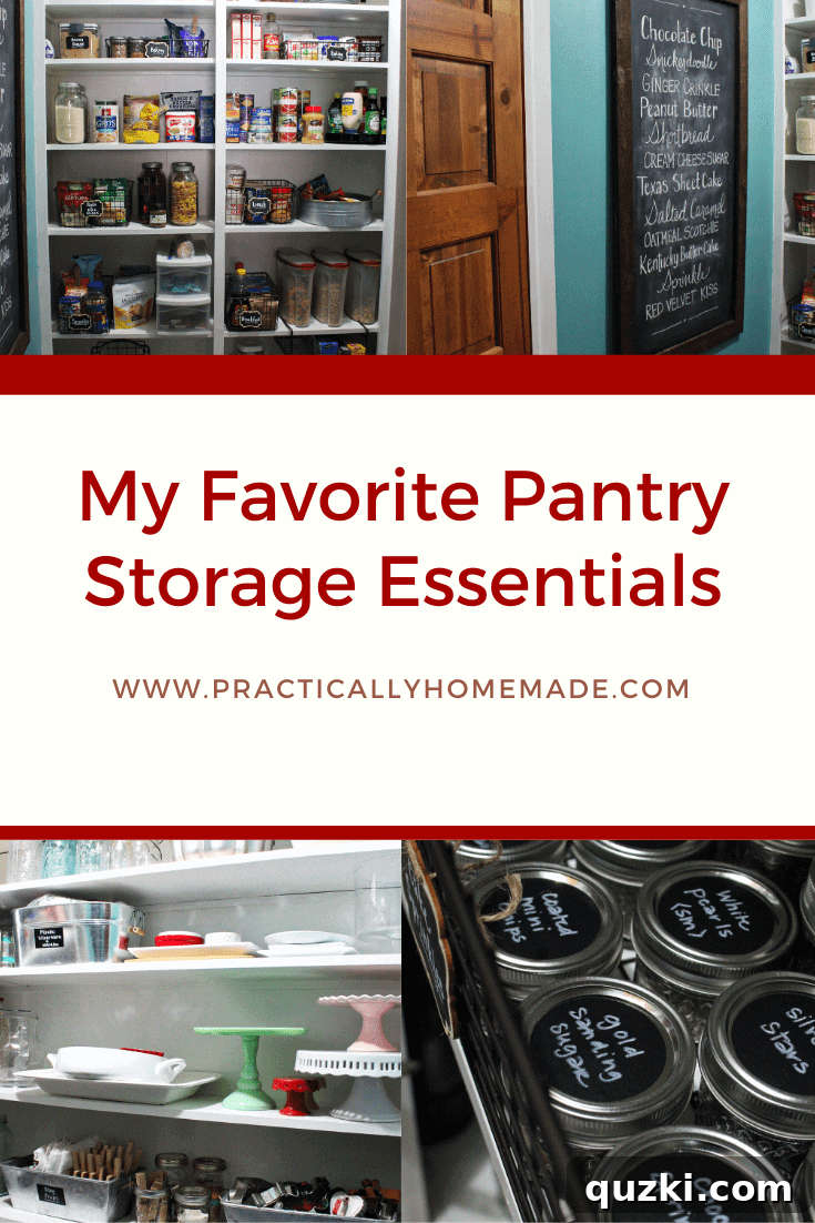 Pantry Organization Game-Changers 3 Detailed shot of an organized pantry shelf with various storage containers, emphasizing functional and cute organization essentials.