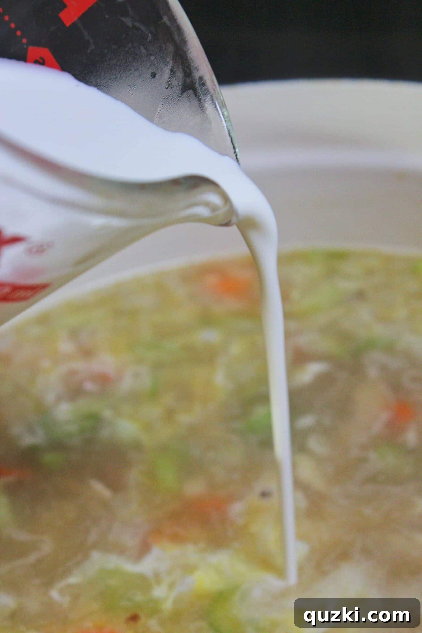 Soul-Soothing Creamy Chicken Noodle Soup for Winter 13 Creamy Chicken Noodle Soup Recipe featured by top US food blog, Practically Homemade