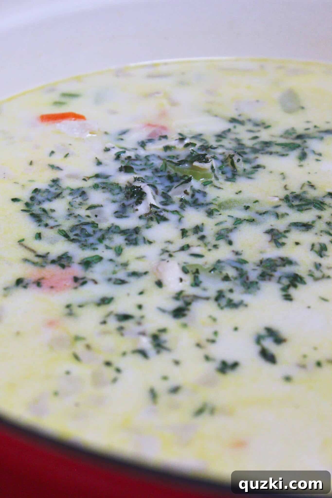 Soul-Soothing Creamy Chicken Noodle Soup for Winter 14 Creamy Chicken Noodle Soup Recipe featured by top US food blog, Practically Homemade