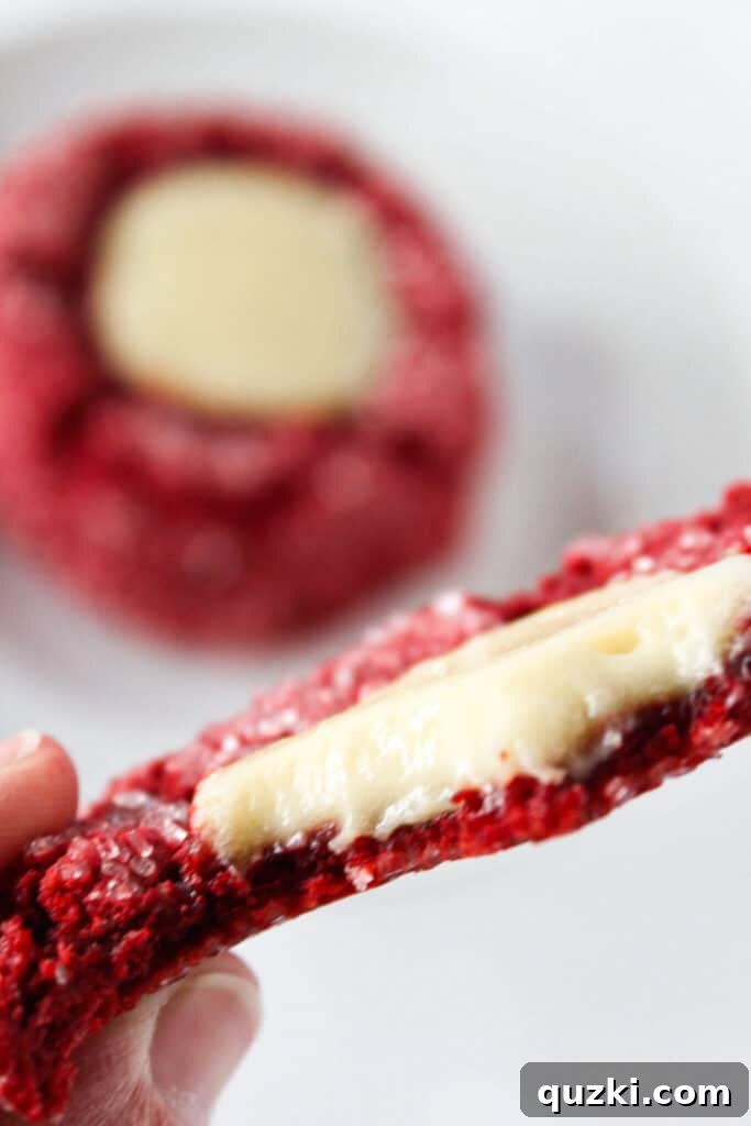 Indulgent Valentines Red Velvet Cheesecake Cookies Cake Mix Magic 2 Rich Red Velvet Cheesecake Cookies featuring a creamy filling, perfect for Valentine's Day celebrations