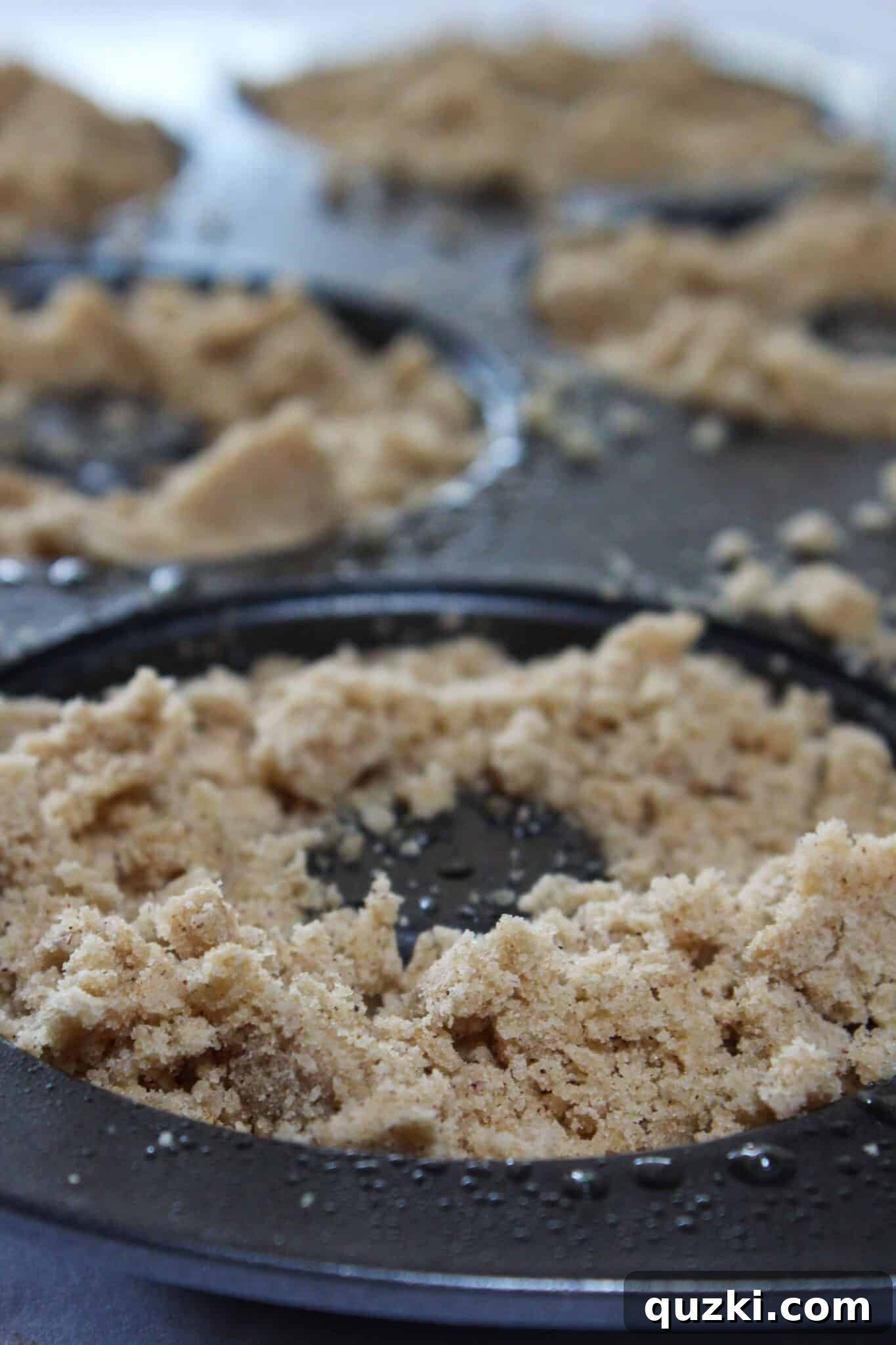 Easy Cinnamon Crumb Donut Recipe Made with a Pancake Mix featured by top US dessert blog, Practically Homemade