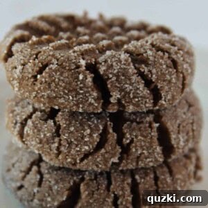 A beautifully presented Chocolate Cake Mix Cookie with Peanut Butter, perfect for any occasion.