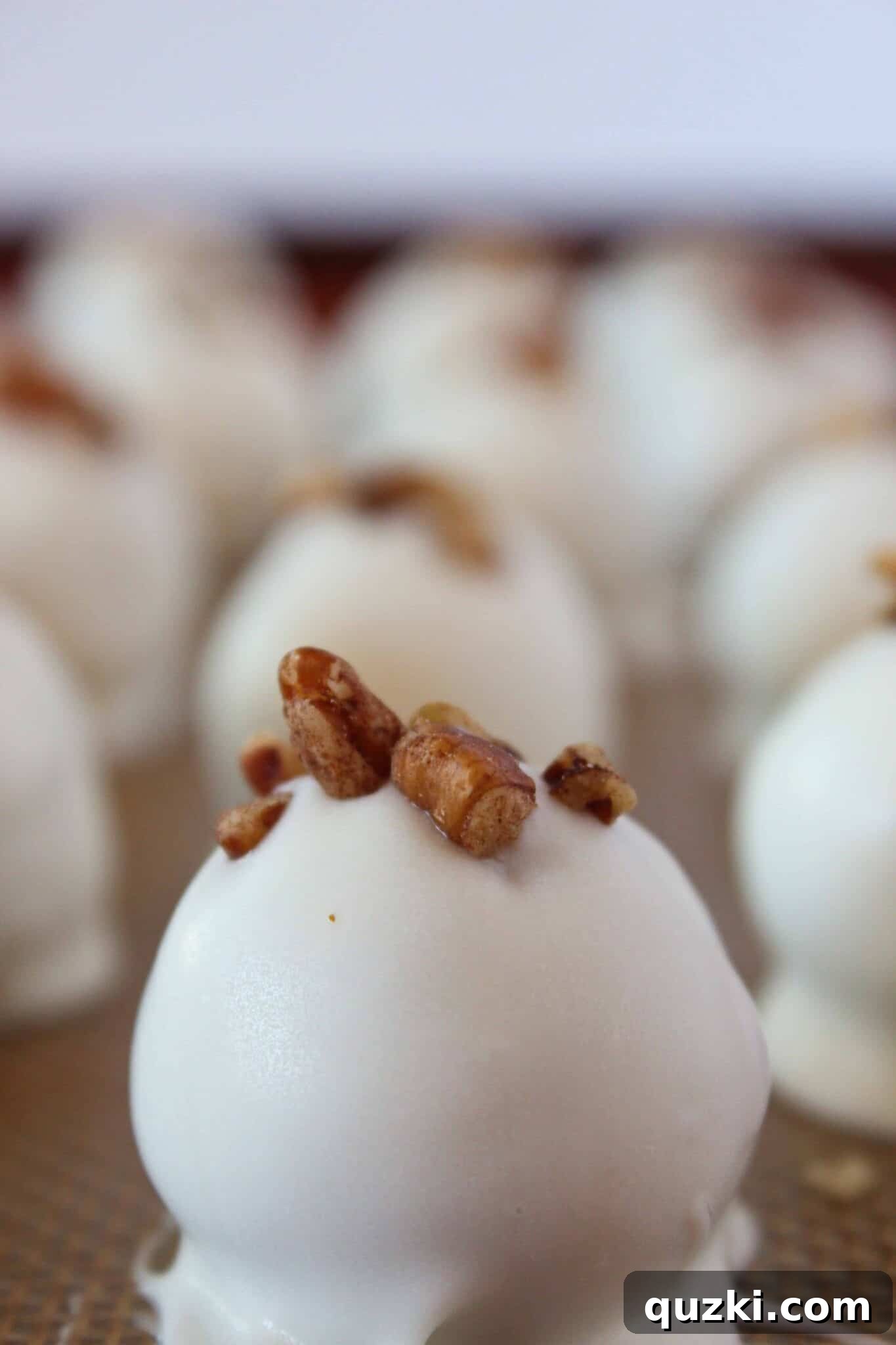 No-Bake Pecan Sandies Truffles 13 Finished Pecan Sandies Truffles, perfectly set and ready to eat