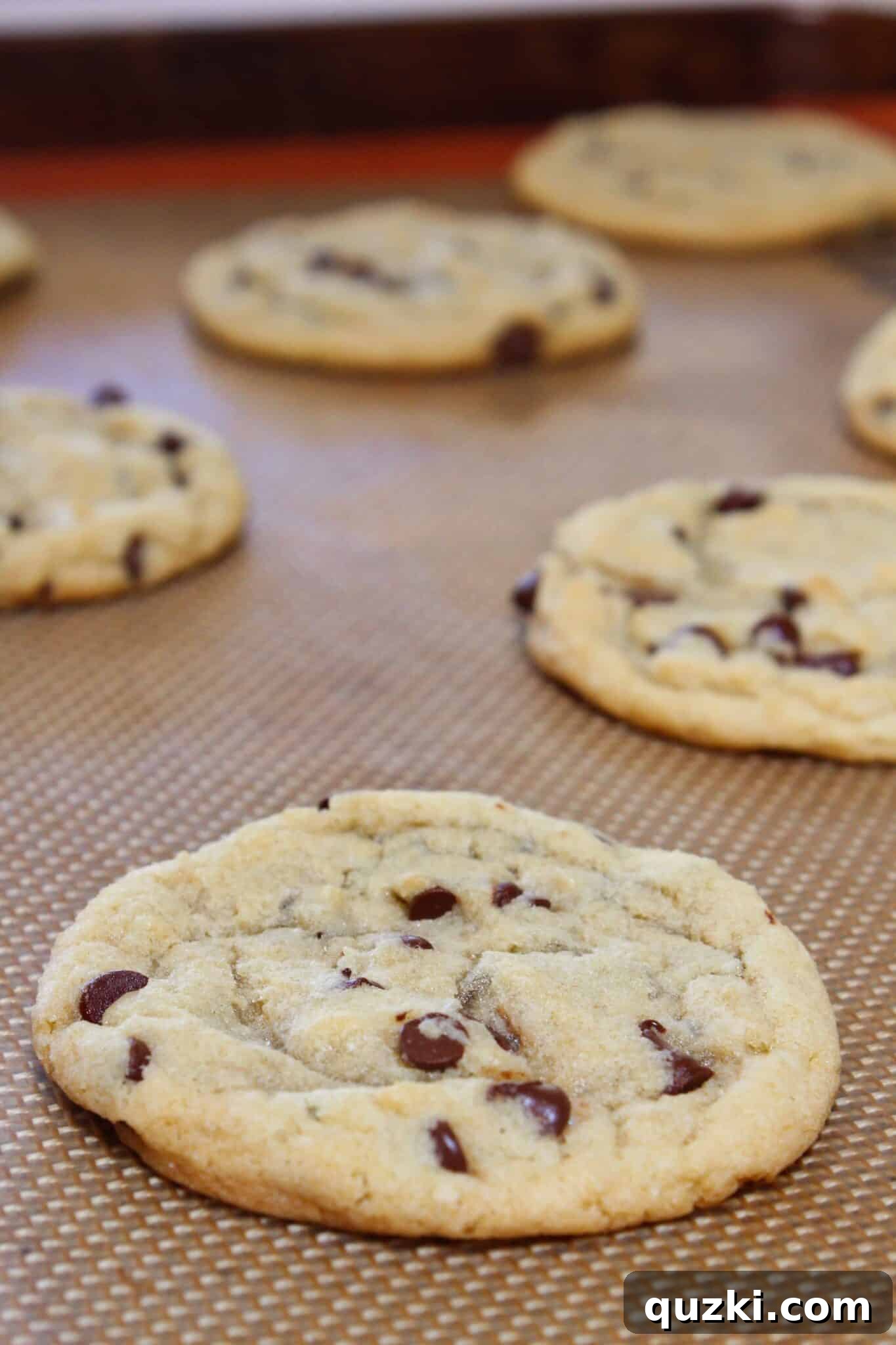 Go-To Everyday Chocolate Chip Cookies 9 Everyday Chocolate Chip Cookies recipe featured by top US food blogger, Practically Homemade