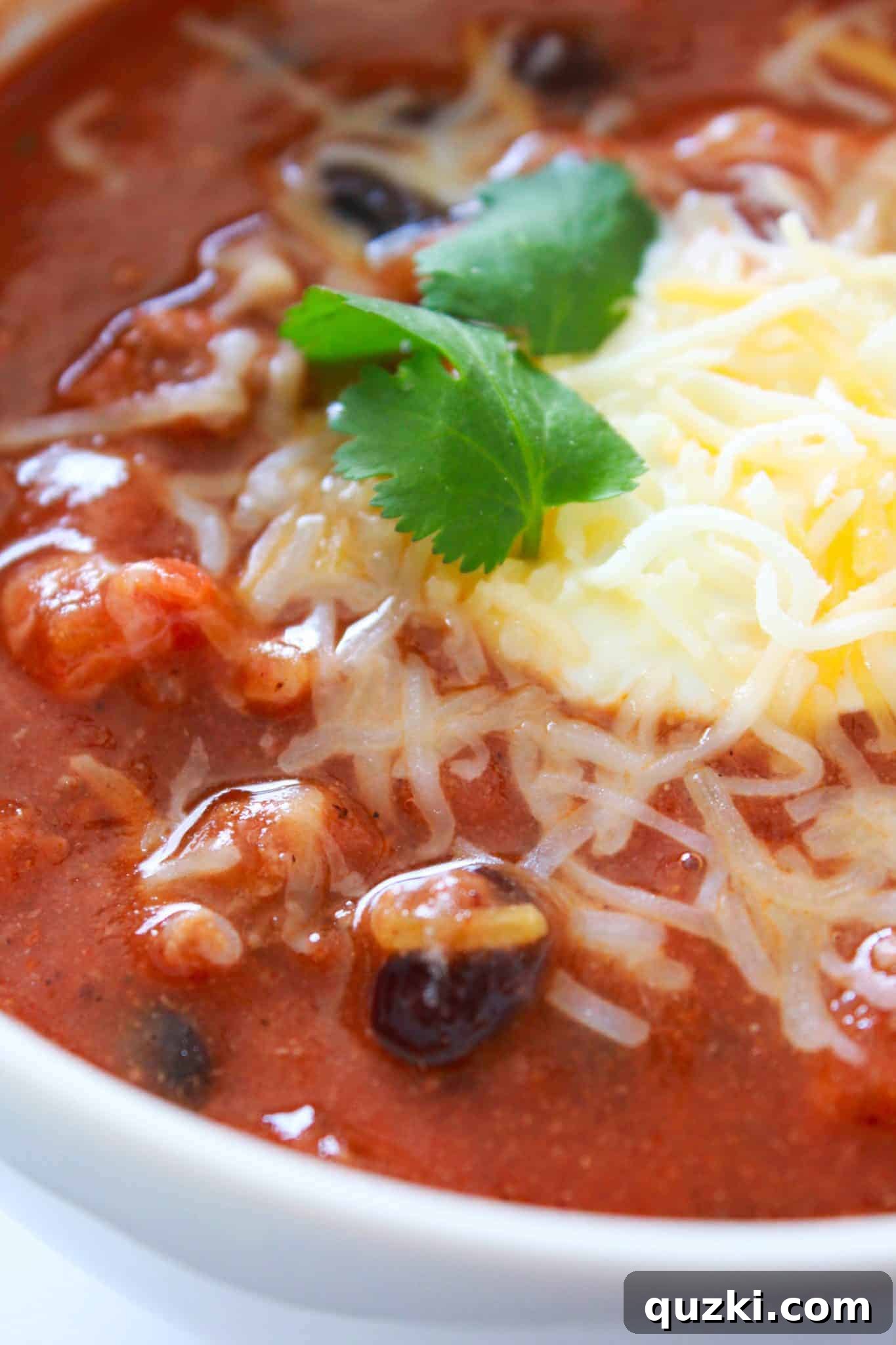 10 Speedy School Night Dinners Ready in 30 Minutes 10 10 Back to School Dinner Ideas in 30 Minutes or Less featured by top US food blogger, Practically Homemade: 30 minute chili