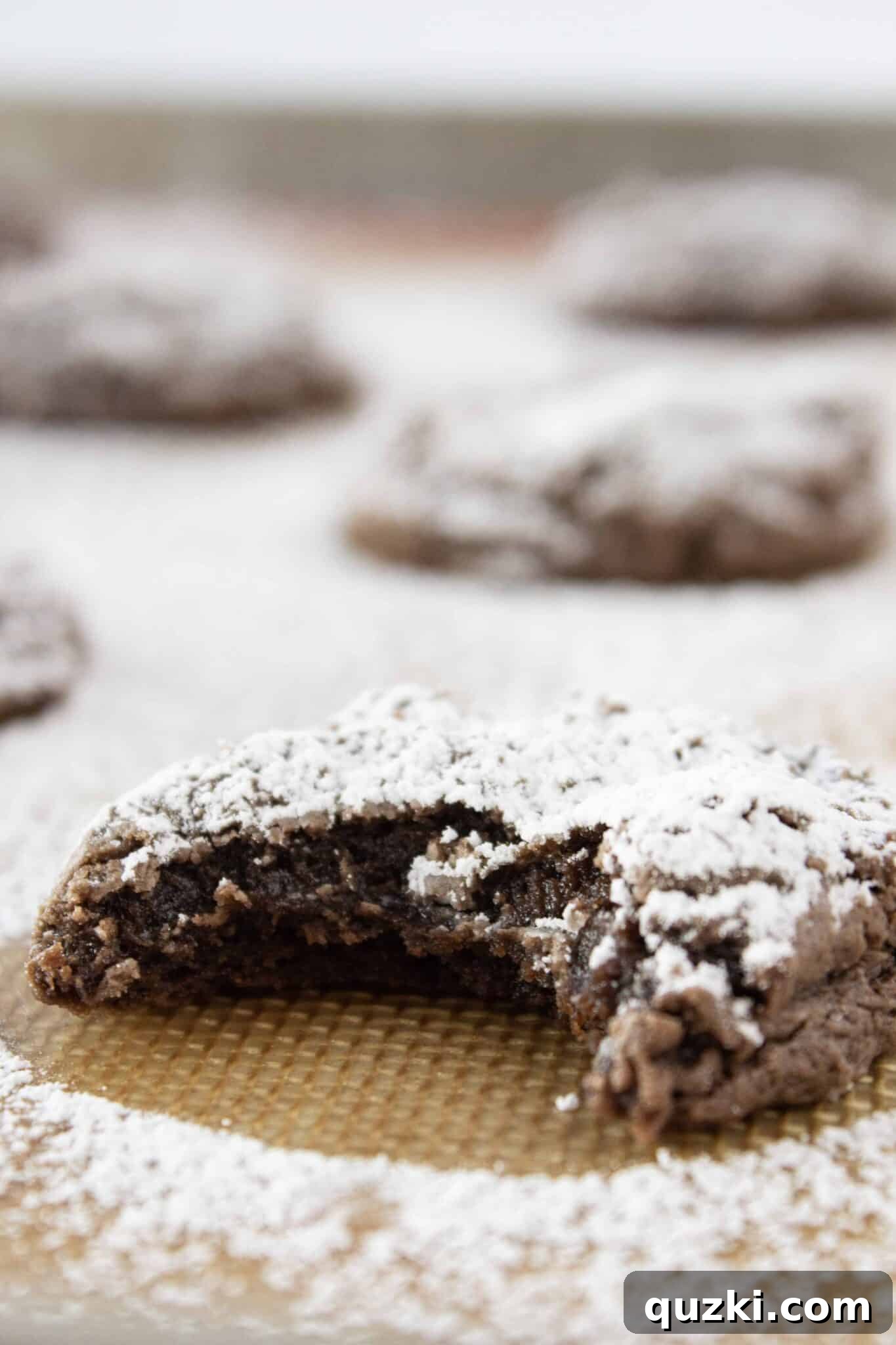 Effortless Cake Mix Cream Cheese Chocolate Cookies 9 Platter of Chocolate Cream Cheese Cake Mix Cookies, a perfect sweet treat