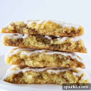 Easy Cinnamon Roll Cookies Recipe made with a cake mix