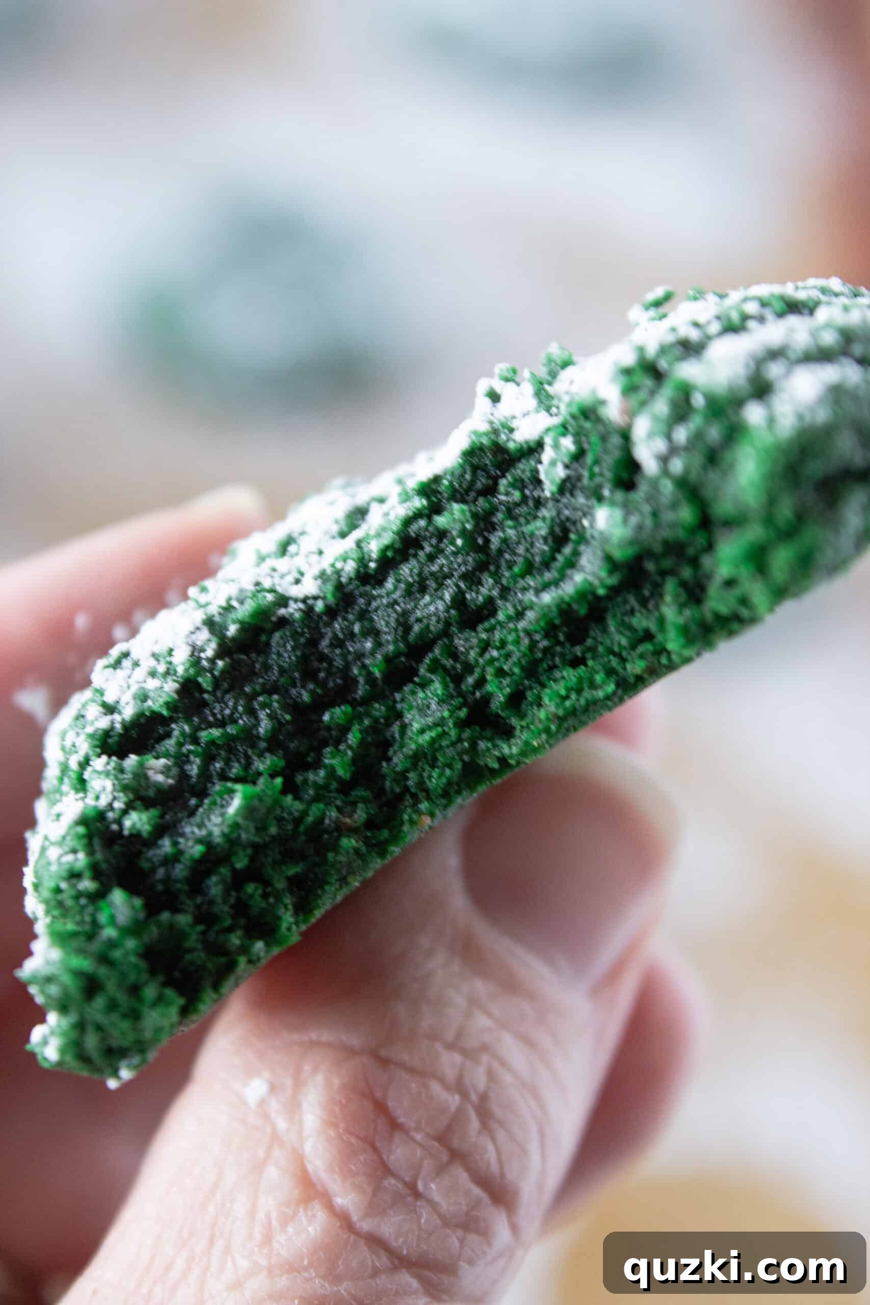 Effortless Green Velvet Cake Mix Cookies 2 Green Velvet Cream Cheese Cookies with a Cake Mix recipe, perfect for St Patrick's Day, featured by top US cookies blog, Practically Homemade