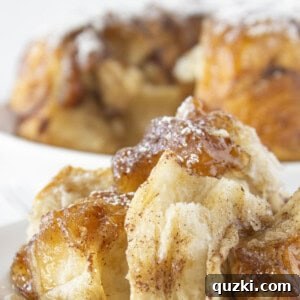 French Toast Monkey Bread with Refrigerator Biscuits