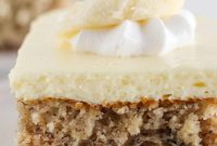 Banana Sheet Cake from Cake Mix — Moist, Quick Recipe