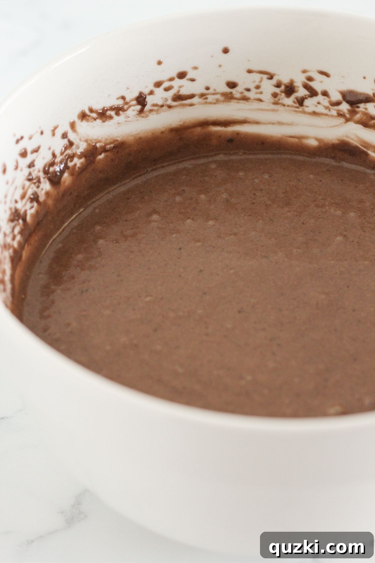 Chocolate Peanut Butter Cake Recipe Using Cake Mix 4 Making the chocolate cake batter.