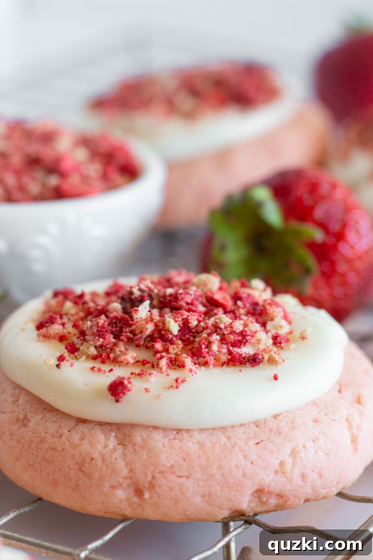 Image for Easy Strawberry Crunch Cookies