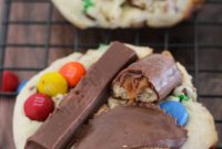 Halloween Candy Cookies Made with Cake Mix